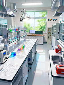 实验室耗材插画